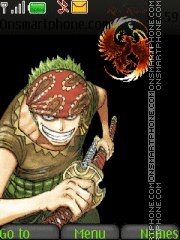 Roronoa Zoro tema screenshot