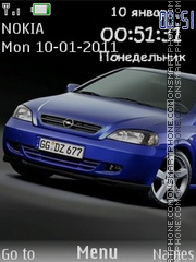 Capture d'écran Opel thème