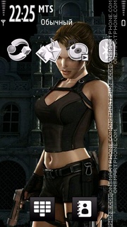 Скриншот темы Lara Croft 07