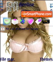 Sexy Girla tema screenshot