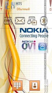 Nokia Gold 01 Theme-Screenshot