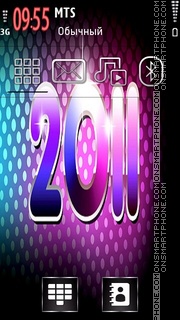New Year 2011 05 es el tema de pantalla