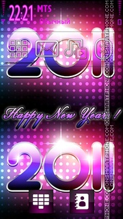 Happy New Year 2020 tema screenshot