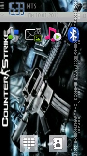 Counter-strike tema screenshot
