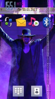 WWE UNDERTAKER tema screenshot