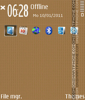 Dots Mocha tema screenshot