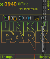 Capture d'écran Linkin park 5803 thème