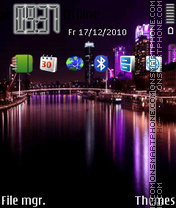 City Neon es el tema de pantalla