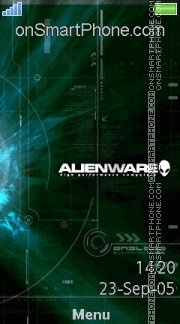 Скриншот темы Alienware 10