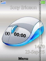 Mouse Clock theme screenshot