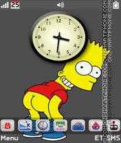 Simpsons theme screenshot