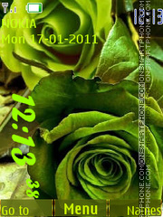 Green Rose theme screenshot