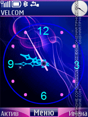 Analog clock theme screenshot