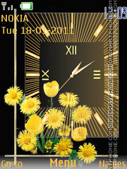 Sun Clock tema screenshot