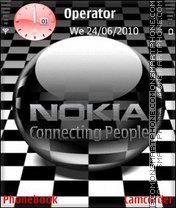 Animated Nokia es el tema de pantalla