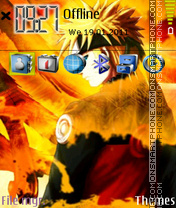 Anime naruto tema screenshot