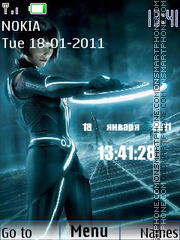 Tron Legacy - Quorra Theme-Screenshot