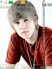 Скриншот темы Justin Bieber 02