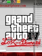 GTA IV Lost and Damned es el tema de pantalla