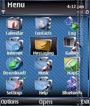Скриншот темы Nokia 3d icons