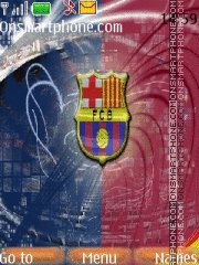 Скриншот темы FC Barcelona