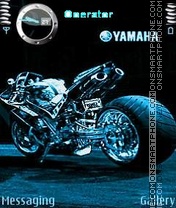 Скриншот темы Yamaha Bike 2011