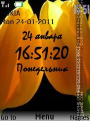 Tulips tema screenshot