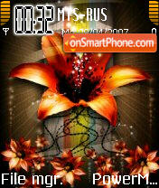 Orangeflower tema screenshot