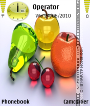 Fruits theme screenshot