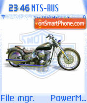 Harley Davidson tema screenshot