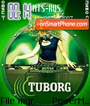 Tuborg 678 Animated theme screenshot