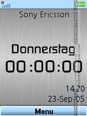 Clock tema screenshot