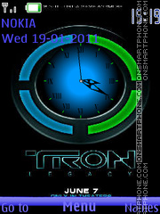 Скриншот темы Tron 01