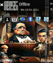 Cartoon Godfather theme screenshot