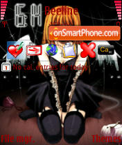 Dark Angel Girl theme screenshot
