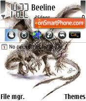 Dragon White es el tema de pantalla