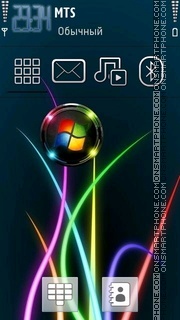 Скриншот темы Windows Abstract