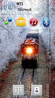 Beautiful Train 01 tema screenshot