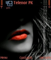 Red Lips Classic V2 theme screenshot
