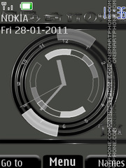 Clock(AR) es el tema de pantalla