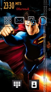 Superman 07 theme screenshot
