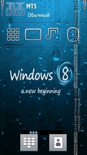 Скриншот темы Windows 8 New