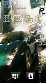 Nfs Car 05 theme screenshot