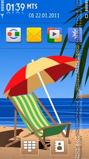 Summertime 2011 Theme-Screenshot