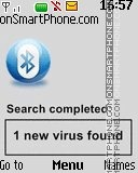 Скриншот темы Virus found