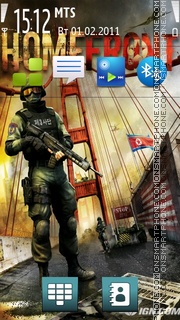 Homefront theme tema screenshot