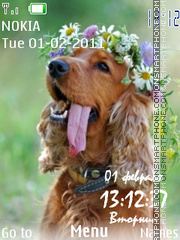 Spring dog Theme-Screenshot