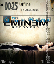 Eminem Recovery V1 tema screenshot