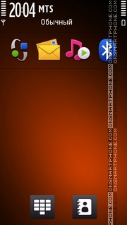Orange 327 theme screenshot