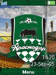 FC Krasnodar Yari tema screenshot